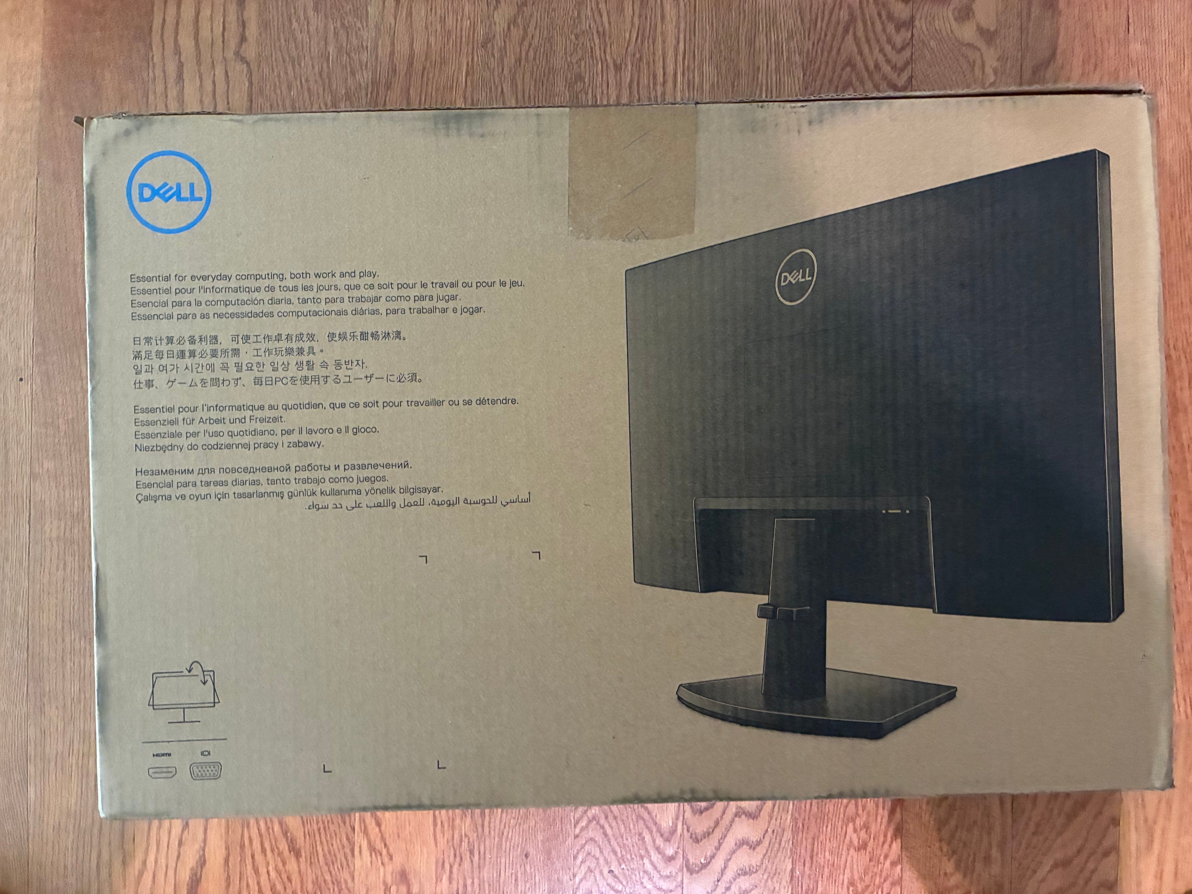 Dell LED Computer Monitor with HDMI and VGA - New/Open Box